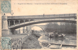 FRANCE - Nogent Sur Marne - Perspective Sous Le Pont Conduisant à Champigny - Carte Postale Ancienne - Nogent Sur Marne