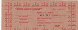 Bosnia And Herzegovina, Zenica, Ration Nutrition Card  UNC - Bosnië En Herzegovina