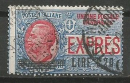 Italy Italia Espresso Sassone 5 Used 1921 Express - Poste Exprèsse