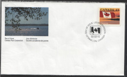 1993  43 Cents  Flag Over Shoreline Single From Self-adhesive Booklet Sc 1389 - 1991-2000