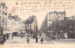 FRANCE - Saint étienne - Place Du Peuple - Animé - Carte Postale Ancienne - Saint Etienne