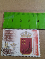 ESTATUTO DE AUTONOMÍA DE LA REGIÓN DE MURCIA 16 PESETAS - Used Stamps