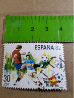 Copa Del Mundo De Futbol. ESPAÑA'82 30 PESETAS - Used Stamps