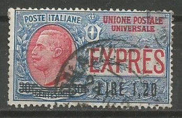 Italy Italia Espresso Sassone 5 Used 1921 Express - Correo Urgente