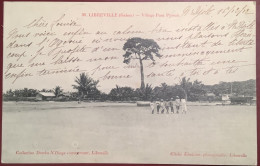 GABON VILLAGE PONT PYRRAH,Libreville/collection Demba N‘Diaye Cliché39 Khalilou=artiste Photographe, Cpa N'DJOLÉ 1912 - Gabón