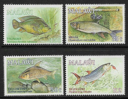 MALAWI 1989 MiNr. 525 - 528 Fishes  4v  MNH** 16,00 € - Malawi (1964-...)