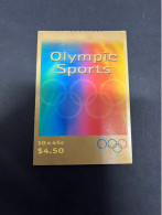 3-1-2024 (4 W 14) Australia Stamp Booklet (with 10 Mint Stamps) Australian Olympic Sports - Carnets