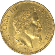 Second-Empire- 100 Francs Napoléon III Tête Laurée 1869 Paris - 100 Francs (gold)