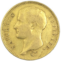 Premier Empire- 40 Francs Napoléon Ier 1807 Lille - 40 Francs (oro)