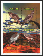 Kongo-Zaire 1996 - Mi-Nr. 1161-1164 A ** - MNH - KLB - Vögel / Birds - Neufs