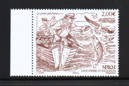 2023 SPM Saint Pierre Et Miquelon Fauna Nature Bird Fish Single Stamp With Border MNH - Nuevos