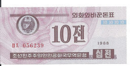 COREE DU NORD 10 CHON 1988(1995) UNC P  BFX419 - Korea (Nord-)