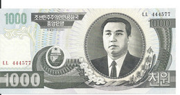 COREE DU NORD 1000 WON 2002 UNC P 45 A - Korea (Nord-)