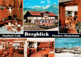 73726773 Fischen Allgaeu Gasthof Cafe Bergblick Gaststube Jaegerstube Alpen Fisc - Fischen