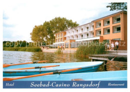 73708642 Rangsdorf Hotel Restaurant Seebad Casino Bootsanleger Ruderboot Rangsdo - Rangsdorf