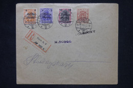 POLOGNE - Enveloppe En Recommandé De Posen Pour Warszawa ( Cad Au Dos ) En 1919 - L 148992 - Briefe U. Dokumente