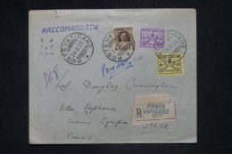 VATICAN - Enveloppe En Recommandé Pour La France En 1929 - L 148993 - Briefe U. Dokumente