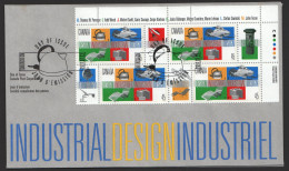 1997  Industrial Design Sc 1654 Plate Block Of 4 And 4 Labels - 1991-2000