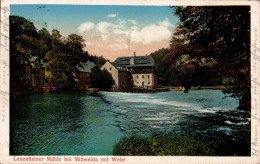 G9076 - Lauenhain Lauenhainer Mühle Wassermühle Bei Mittweida - Verlag Restaurant - Mittweida