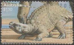 AUSTRALIA - DIE-CUT-USED 2022 $1.10 Australian Dinosaurs - Kunbarrasaurus Ieversi - Usados