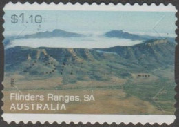 AUSTRALIA - DIE-CUT-USED 2022 $1.10 Our Beautiful Continent - Flinders Ranges, South Australia - Usados