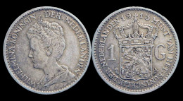 Netherlands Wilhelmina I 1 Gulden 1915 - 1 Gulden