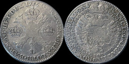 Austrian Netherlands Maria-Theresia 1/2 Kroon (couronne) 1756 - 1714-1794 Österreichische Niederlande