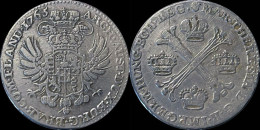Austrian Netherlands Maria-Theresia 1/2 Kroon (couronne) 1765 - 1714-1794 Österreichische Niederlande