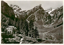 13921184 Seealpsee_Saentis_IR Berggasthaus Seealpsee Mit Altmann Und Saentis - Andere & Zonder Classificatie