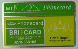 UK - Great Britain - Landis & Gyr - BTP034 - Bri Card - Brian Beglin - 170B - Mint - BT Promotional
