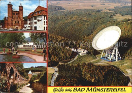 72448640 Bad Muenstereifel Stiftskirche Kurpark Wehrmauer Radioteleskop Effelsbe - Bad Muenstereifel