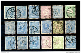 OLANDA - PAESI BASSI - HOLLAND - NEDERLAND - Lotto Francobolli Usati Classici - Used Classic Stamps Lot - Excellent ! - Colecciones Completas