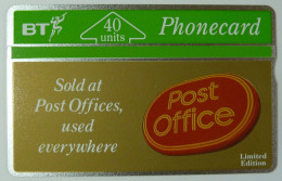 UK - Great Britain - Landis & Gyr - BTP042 - Post Office Gold Card - 112B - 3891ex - Mint - BT Promozionali