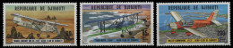 Dschibuti 1978 - Mi-Nr. 209-211 ** - MNH - Flugzeuge / Airplanes - Djibouti (1977-...)