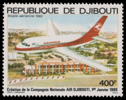 Dschibuti 1980 - Mi-Nr. 270 ** - MNH - Flugzeuge / Airplanes - Djibouti (1977-...)