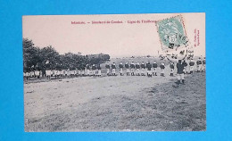 Cp, Militaria, Infanterie, Militaires, Simulacre De Combat, Ligne De Tirailleurs, Voyagée, Ed. Foray, Lyon-St Fons - Maniobras