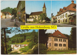 Grüße Aus Hohenberg - Ua. Pension Glöckl,, Voralpenbad, Gasthof - (N.Ö., Österreich/Austria) - 2x VW 1200 Káfer/Cox - Lilienfeld