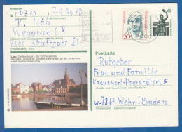 Deutschland; BRD; Postkarte; 20+60 Pf Bavaria München Und Cilly Aussem; Leer Ostfriesland 1993 - Cartoline Illustrate - Usati