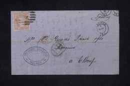 ESPAGNE - Lettre De Malaga Pour La France En 1871- L 149047 - Storia Postale