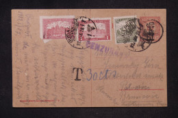 HONGRIE - Entier Postal + Compléments De Budapest En 1922 - L 149053 - Interi Postali