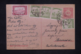 HONGRIE - Entier Postal + Compléments De Budapest En 1922 - L 149054 - Interi Postali
