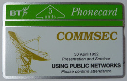 UK - Great Britain - Landis & Gyr - BTP074 - Commsec 3 - Public Networks - 262H - 500ex - Mint - BT Promociónales