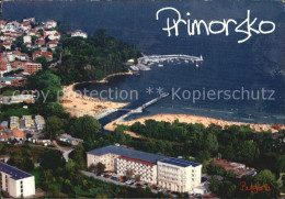 72439748 Primorsko Strand Hafen Fliegeraufnahme Burgas Bulgarien - Bulgarie