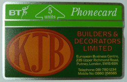 UK - Great Britain - Landis & Gyr - BTP075 - KJB Builders - 262H - 500ex - Mint - BT Promociónales