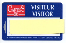 Carte Salon CarteS 96  France Paris Card  Magnétique Karte TBE (F 616) - Tarjetas De Salones Y Demostraciones