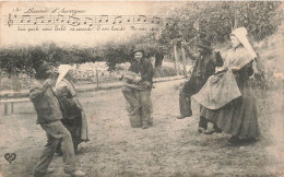 FRANCE - Bourrée D'Auvergne - Musiciens Et Danseurs - Danse Traditionnelle - Carte Postale Ancienne - Other & Unclassified