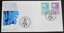 UNO GENF 1975 Mi-Nr. 54/55 FDC - FDC