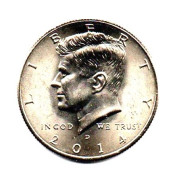 2014 - Stati Uniti 50 Cents - Kennedy    D     ------ - 1964-…: Kennedy