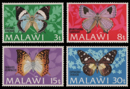 Malawi 1973 - Mi-Nr. 195-198 I ** - MNH - Schmetterlinge / Butterflies - Malawi (1964-...)