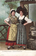 FRANCE - Costume Alsacien - Deux Femmes - Colorisé  - Dos Non Divisé - Carte Postale Ancienne - Other & Unclassified